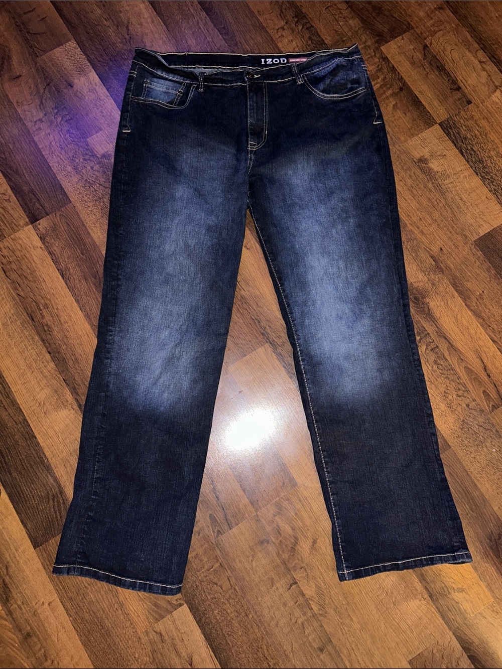 Izod Women's Boot Cut Jeans in Dark Blue Wash